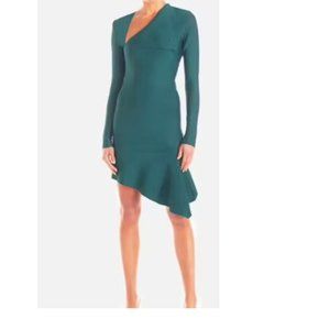 Neiman Marcus Misha Women's Green Donna Bandage Dress
